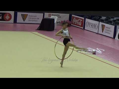 Neviana VLADINOVA (BUL) hoop - 2017 Trofeu de Barcelona trainings