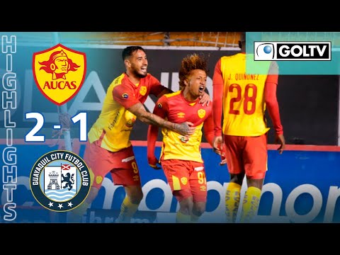 Resumen | Aucas 2 - Guayaquil City  1 | Fecha # 8