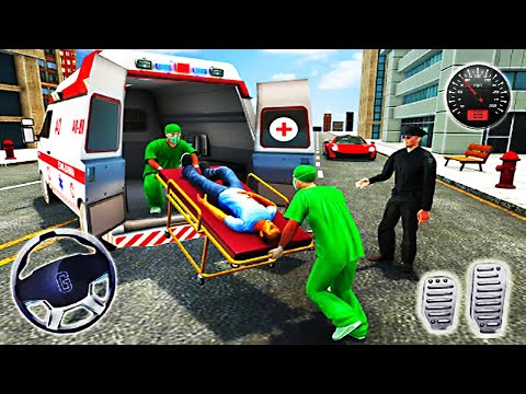 Emergency Rescue Helicopter - Ambulance Driver Van City Android Games