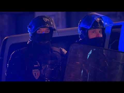 Fin de journée tendue à Caen après la manifestation des gilets ce samedi 29 décembre