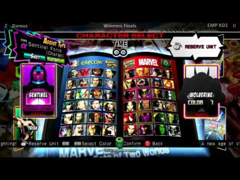 GUTS UMvC3 Pools WF Damus VS EMP KDZ