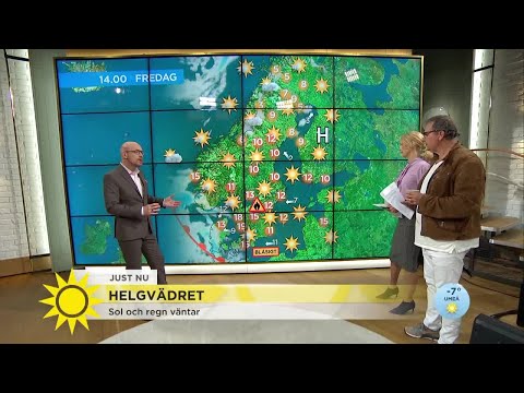 Här är helgens väder - Nyhetsmorgon (TV4)