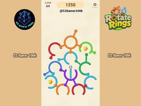 Rotate Rings level 64 walkthrough Gameplay easy Solution
