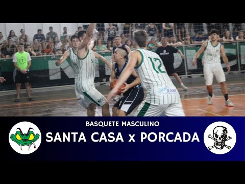BASQUETE: SANTA CASA X PINHEIROS | TIME MASCULINO | LVII INTERMED