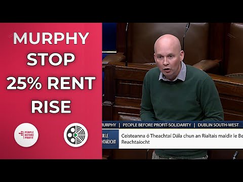 Paul Murphy warns of 25% council rent hike