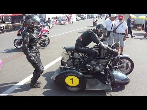Thumbnail for BMW R69S Sitzer Renngespann - old, black, loud, very loud [classic motorcycle racing] by Motorcycle, BMW R69S, BMW, Car