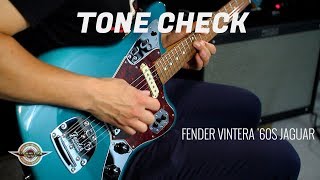 Video thumbnail for TONE CHECK: Fender Vintera '60s Jaguar Guitar Demo | No Talking by Cream City Music
