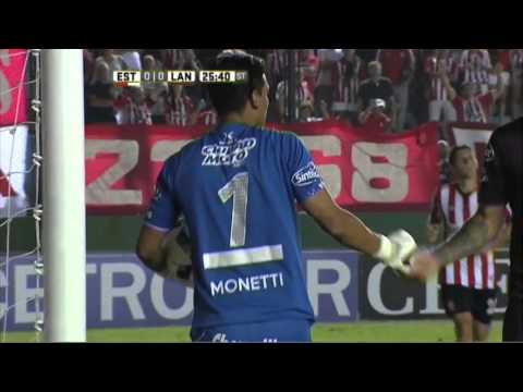 Monetti salvó al Grana. Estudiantes 0 - Lanús 0. Fecha 1. Primera División 2016.