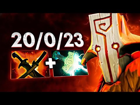 Insane 100% Winrate! 20/0/23 Safelane Juggernaut — Fast Attack Speed Meta Build ⚔️ |  Dota 2