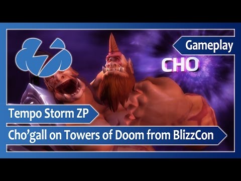 T/S ZP ‒ Gameplay of Cho'gall on Towers of Doom from BlizzCon 2015 ‒ Heroes of the Storm