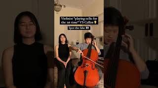 Can you spot the FAKE cellist?...#shorts