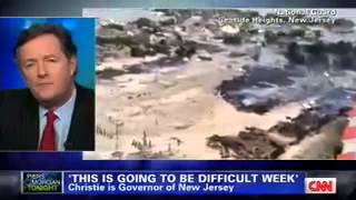 Governor Christie on CNN Piers Morgan with Hurricane Sandy Update