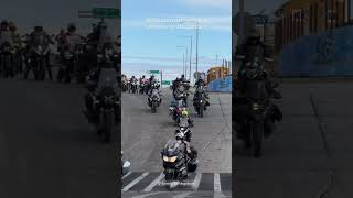Muitas motos deixando a Tierra del Fuego #upserra #sobreamigosecaminhos #upushuaia