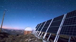 preview picture of video 'Timelapse Astroqueyras panneaux solaires'