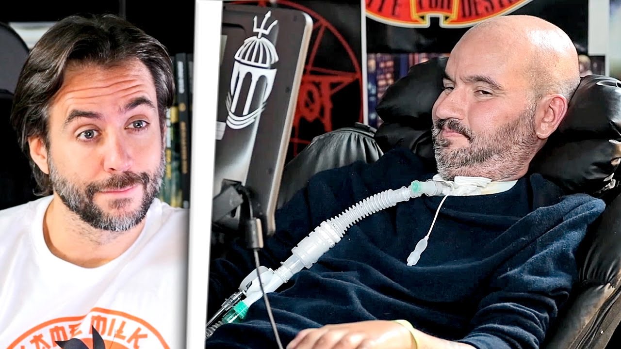 Enfermo de ELA tiene el humor más negro del mundo y lo demuestra