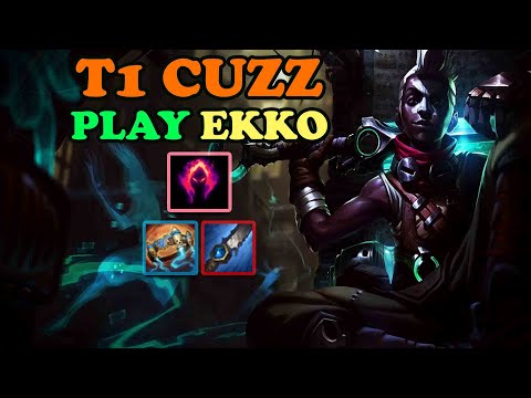 T1 CUZZ PLAYS JUNGLE EKKO VS GRAVES KR DIAMOND PATCH 10.21