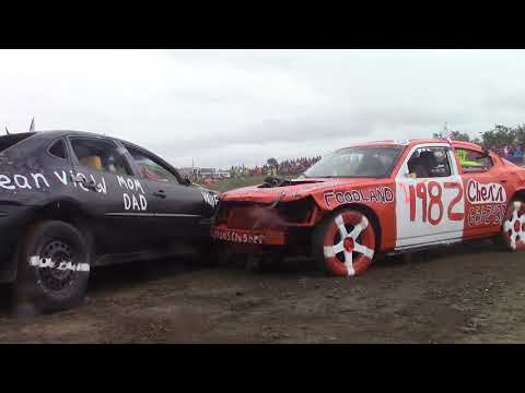 2018 Gander Demolition Derby - Small Car Pit Cam