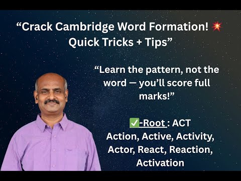 📘 **Master CAE Use of English: Keyword Transformation & Word Formation!** 💡