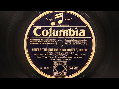 Ray Starita and His Ambassadors Band - Your the Cream in My Coffee