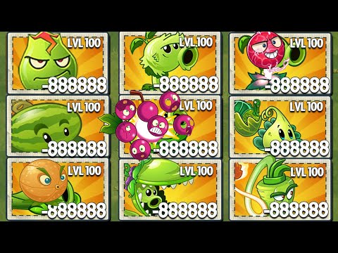 PvZ 2 1000 Plants Level 100 vs  West bull Zombie Level 100 | Plants vs Zombies 2