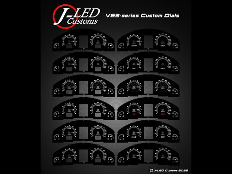 J-LED Customs VE Cluster dial swap