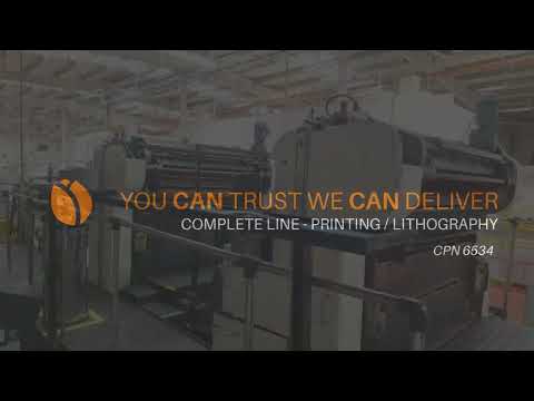 Video - Crabtree Marquess 4036 tandem printing line with LTG tunnel-oven