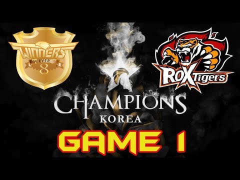 [LCK Summer 2017 W7D2] ROX vs EEW Highlights game 1 | ROX Tigers vs Ever 8