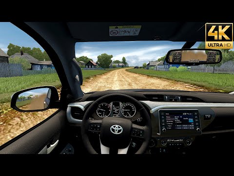 2021 Toyota HiLux - City Car Driving - Off Road - Logitech G29 - 4K