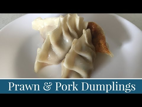 Prawn & Pork Dumplings | Easy Dumplings Recipe | How to make steamed dumplings from scratch
