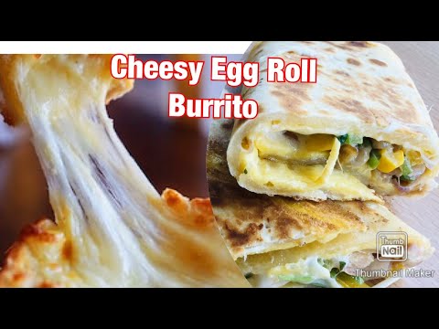 Egg Roll Recipe | Street Style Egg Roll | Kolkata Style Egg Roll-Quick & Easy Burrito Recipes