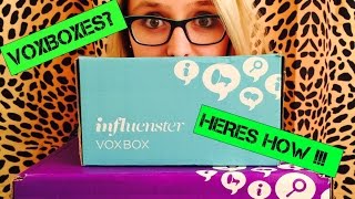 How to get VoxBoxes from Influenster