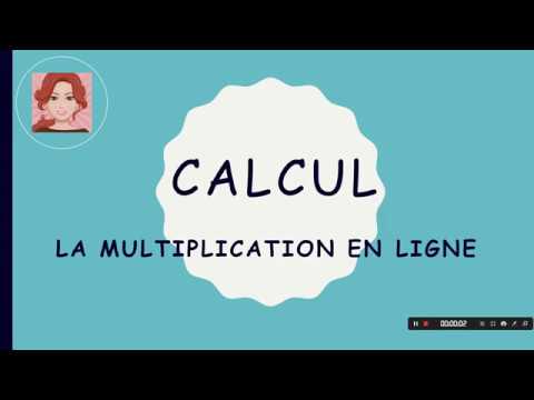 La multiplication en ligne
