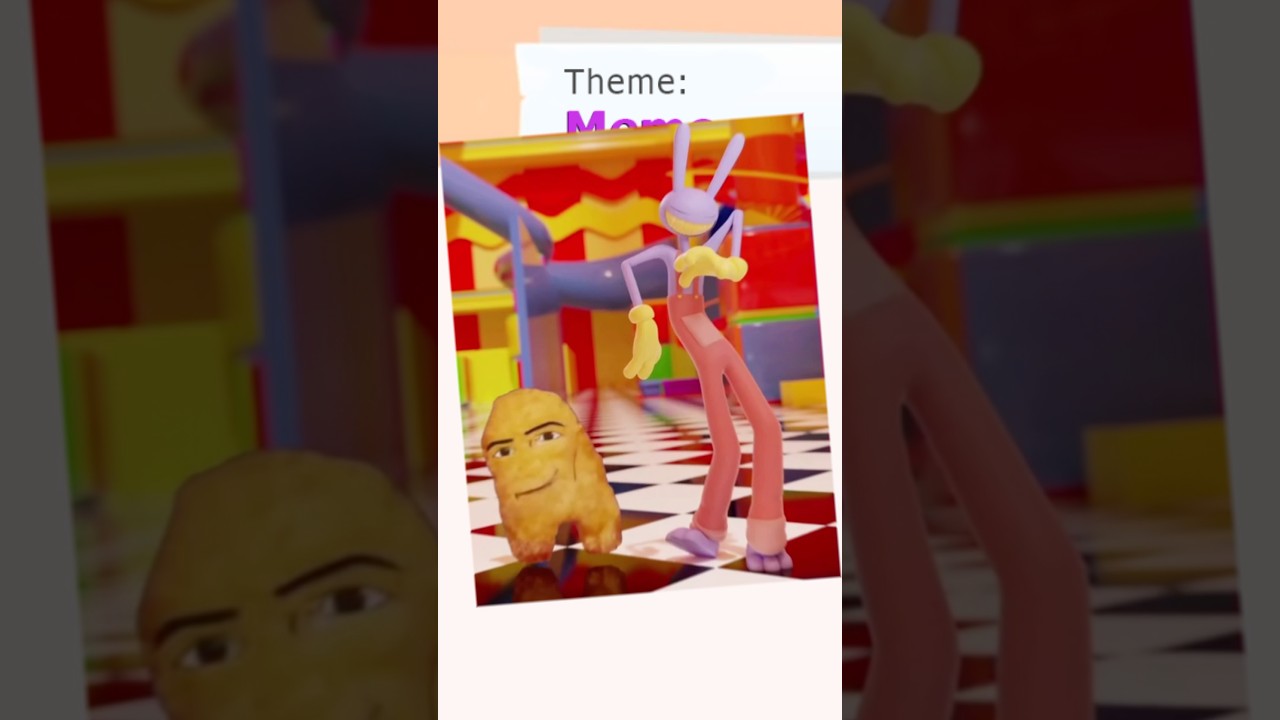 ROBLOX Gegagedigedagedago with Jax Speed Draw MEMES 🤣 #speeddraw #roblox #shorts