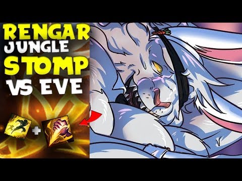 RENGAR DESTROYING THE JUNGLE WITH FLEET!! (VS EVELYNN)