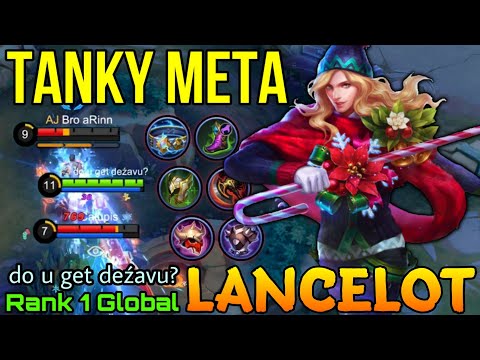 Tanky META Lancelot Unstoppable Gameplay - Top 1 Global Lancelot by do u get deźavu? - Mobile Legend
