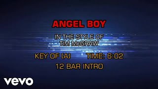 Tim McGraw - Angel Boy (Karaoke)