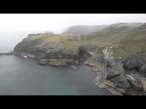Tintagel and Merlin in Cornwall