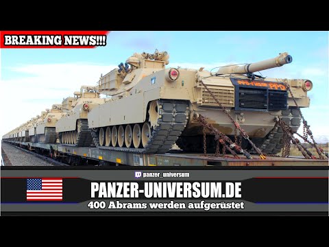 USA rüstet 400 M1 Abrams Kampfpanzer auf - Rheinmetall zeigt Fuchs Nachfolger - Breaking News