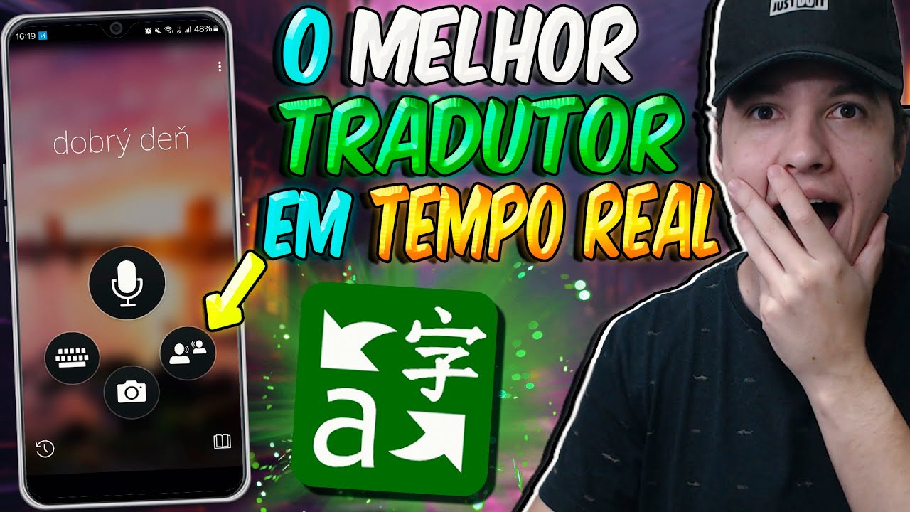 O melhor TRADUTOR em TEMPO REAL para o seu Celular