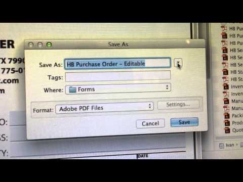 Blank Form PDF Attachment Problem in Mail Mac OS X Mavericks