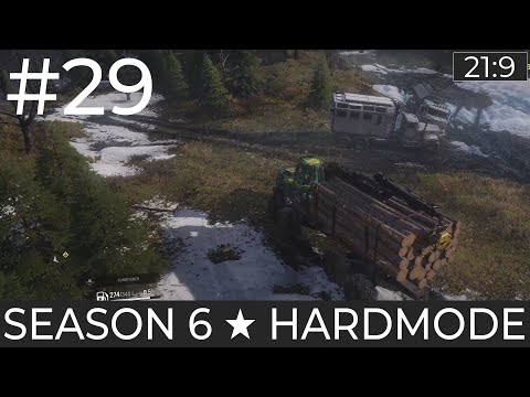 S06 Hardmode #29 - Kleine Stämme mit dem Aramatsu Forester holen  (Maine, USA) ★ Snowrunner Deutsch