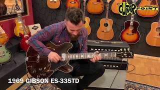 Video thumbnail for Crazy clean 1969 Gibson ES-335 TD | GuitarPoint Vintage Guitars by GuitarPoint