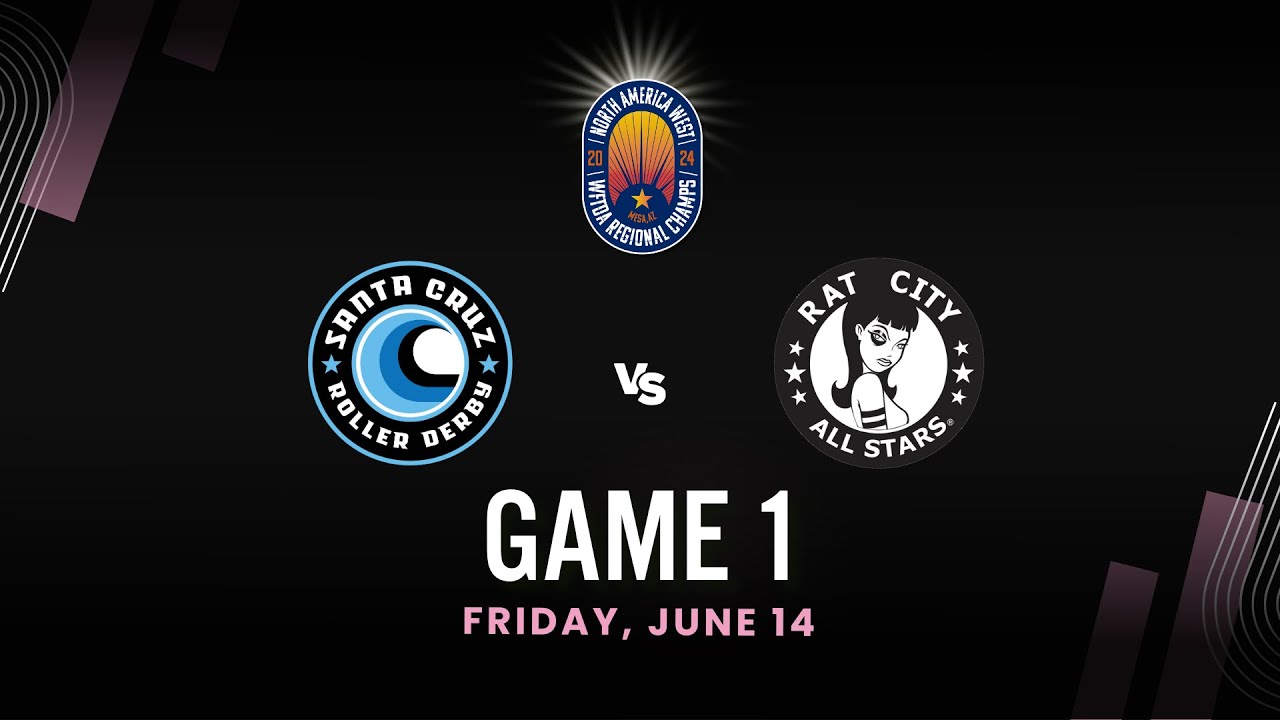 NAW Regionals 2024 Game 1 - Santa Cruz Roller Derby vs Rat City All Stars