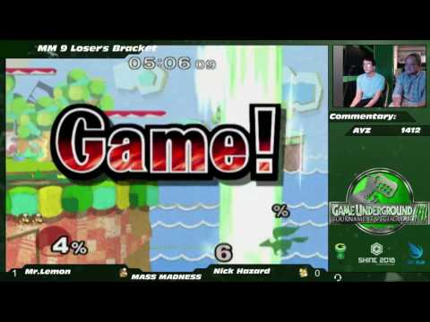 Mass Madness 9 SSBM - Mr. Lemon (Dr. Mario) vs. Nick Hazard (Fox/Marth) - Melee LR5