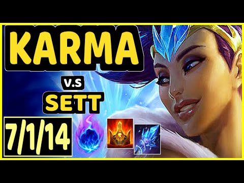 HOIT (KARMA) vs SETT - 7/1/14 KDA BOTTOM SUPPORT CHALLENGER GAMEPLAY - KR