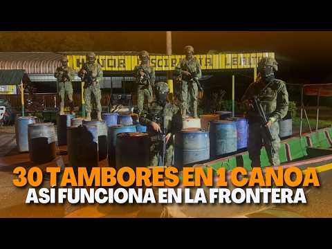 OPERACIÓN MILITAR EN PUTUMAYO: Decomisan 1.650 galones de gasolina | La verdad de la frontera norte