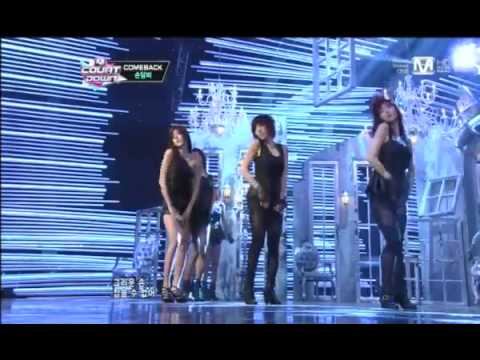 Tears pouring down by Son Dam Bi@Mcountdown 2012 11 15   YouTube
