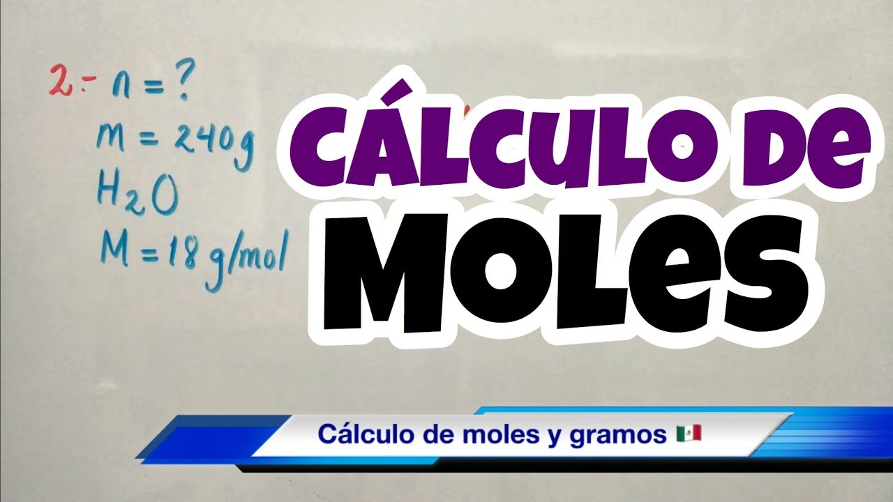 Cálculo de MOLES (rápido y fácil)