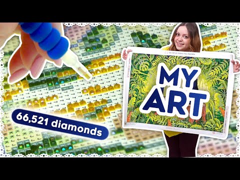 HUGE Diamond Painting in ONE WEEK