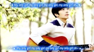 Wooyoung (2PM) Only Girl [Eng Sub + Romanization + Hangul] HD